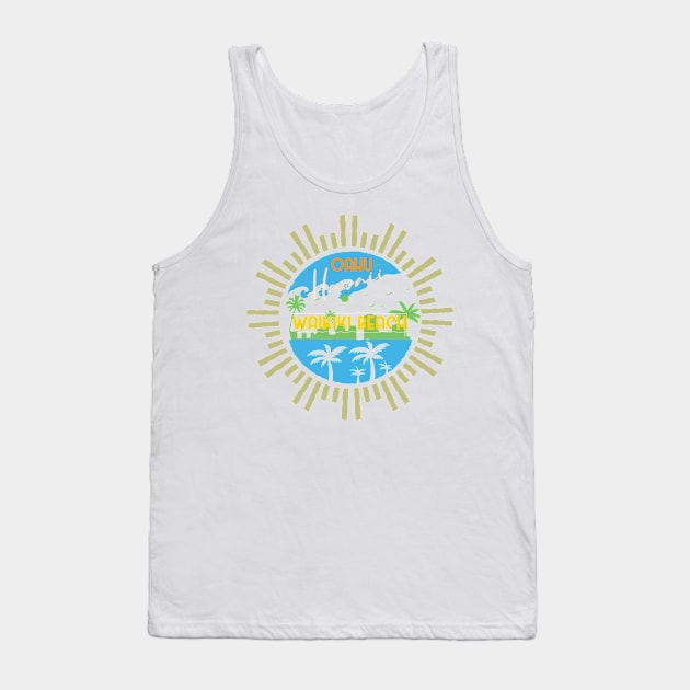 Oahu Waikiki Honolulu Hawaii Tank Top by AdventureLife